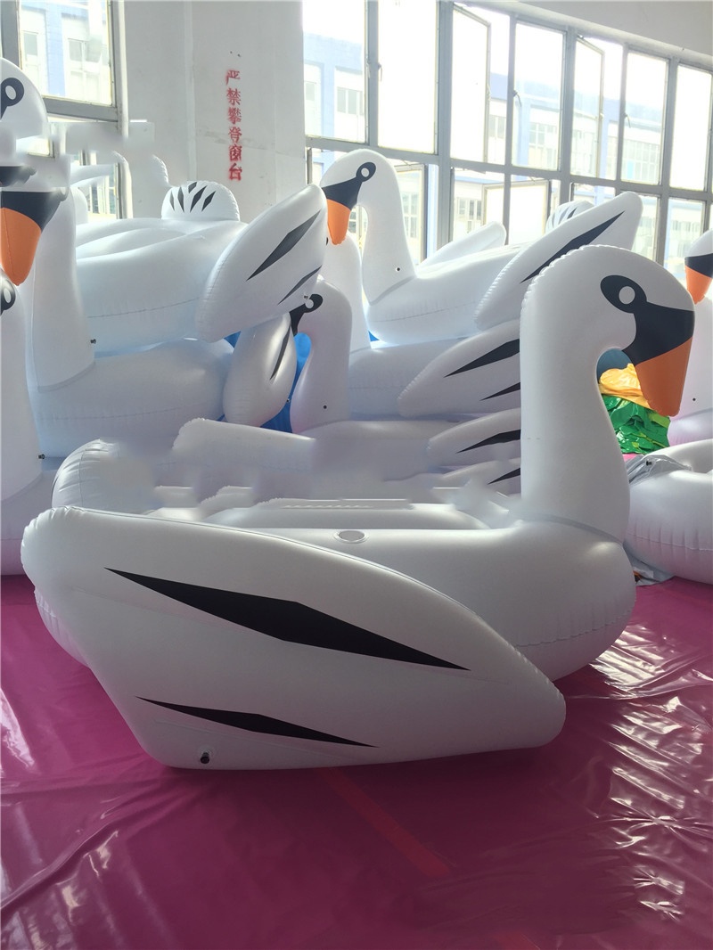 Manufacturers supply inflatable animal floating row inflatable swan floating bed inflatable pregnant woman floating row unico