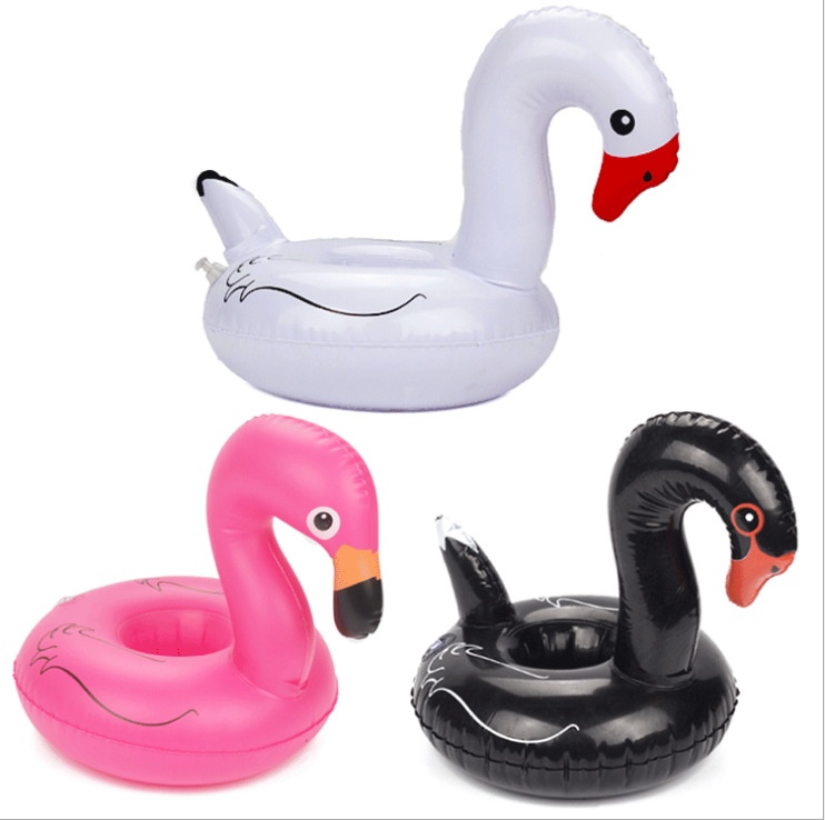 2021 new product cup holder inflatable drink holder Unicorn buoy inflatable cup coaster clip is suitable for summer pool party