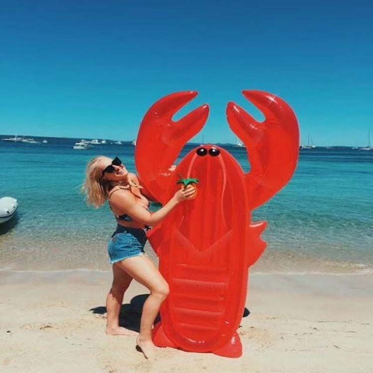 lobster inflatable pool toy