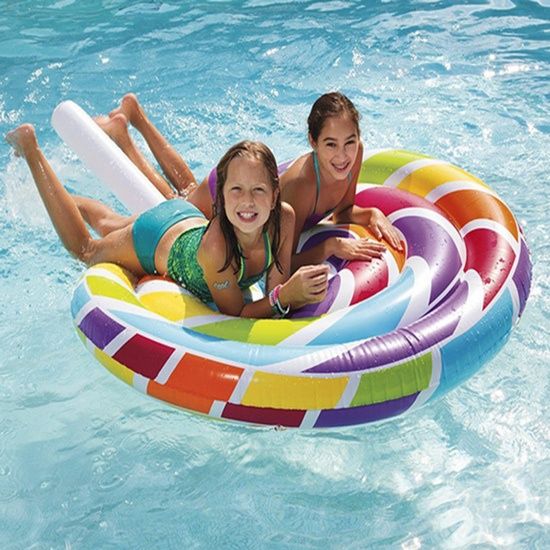 Water play toy inflatable Lovely Color Candy Float for Kids Birthday party