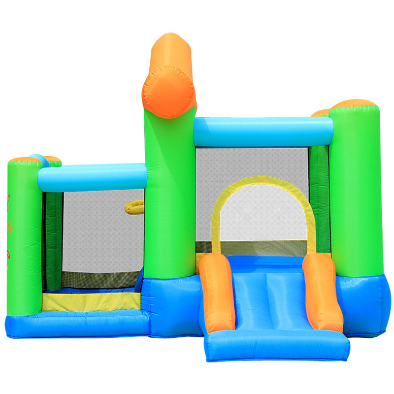 Qazxsw Inflatable Castle/Children's Playground Indoor Equipment/Small Naughty Castle/Children's Trampoline/Children's Favorite Gift,Green,560300245cm 