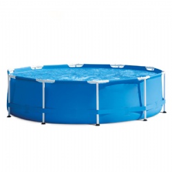 Ground round frame pool set suitable for children and adults swimming pool inflatable pool durable and lightweight PVC material