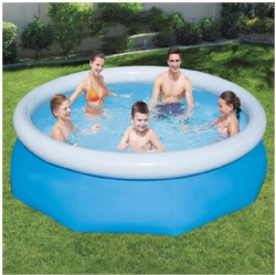 Swimming Pool inflatable pool for family outdoor inflatable round ground swimming pool set with GPH filter pump blue color