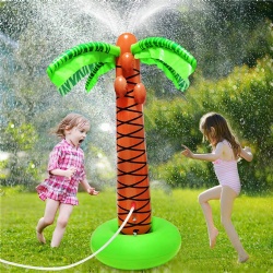 Dolphin seesaw sprinkling Water toys park equipment inflatable water toys inflatable seesaw inflatable trampoline props water