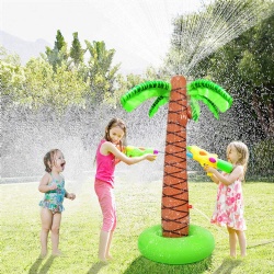 Dolphin seesaw sprinkling Water toys park equipment inflatable water toys inflatable seesaw inflatable trampoline props water