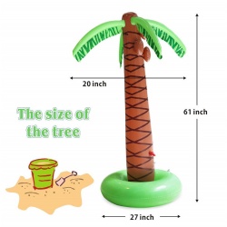 Manufacturers selling inflatable water spray coconut palm summer children playing water polo water outdoor parent-child beach