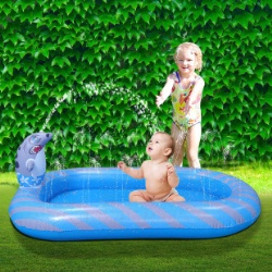 Inflatable sprinkler swimming pool water toy wading pool summer innovative children's pool outdoor backyard for children
