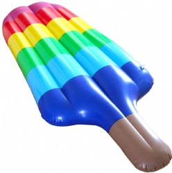 Inflatable popsicle swimming pool floating colorful summer water toys summer swimming pool floating toys outdoor kids and adults