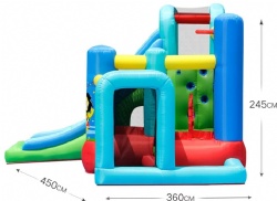Air Cushion Castle Inflatable Bounce Castle House Kids Party Bouncy House with Commercial Grade Air Blower Included Inflatable C