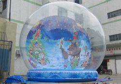 Mall christmas decorations christmas inflatable snow globe
