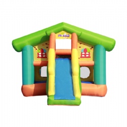 Cat cabin jumping bed Inflatable bounce house slide to jump castle for children outdoor indoor family playground and garden