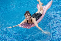 Sequined Mermaid Floating Row Fish Tail Water Inflatable Floating Bed Two colors are available factory price water pool float