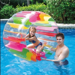 Inflatable roller floating board color water wheel pool roller toy summer water suitable for outdoor use by children and adults