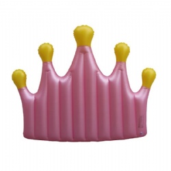 Pool Floats Inflatable Rafts Inflatable Pink Crown Outdoor Water Lounge Inflatable Raft for Adults & Kids summer water pool floa