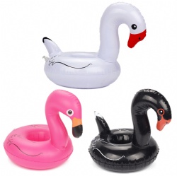 2021 new product cup holder inflatable drink holder Unicorn buoy inflatable cup coaster clip is suitable for summer pool party