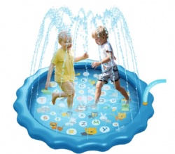 Cheap Price Outdoor Play Water Spray Play Mat for kids OEM splash foldable pet bath with splash sprinkler kiddie pool