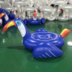New item float 0.3mm Inflatable Big Mouth Bird float for Air Cushion
