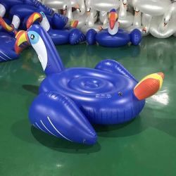 New item float 0.3mm Inflatable Big Mouth Bird float for Air Cushion