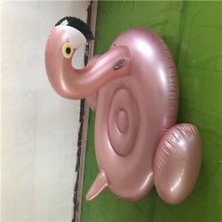 Customized Special inflatable float Rose Golden flamingo pool float toy