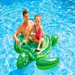 Factory Sale Inflatable Sea Turtle Ride On Pool Float For Playing in Swimming Pool