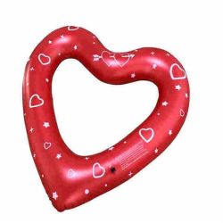 Water Sport with China Inflatable float with Red Heart love float for Swimming