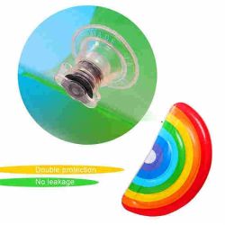 Factory make giant gift with inflatable Rainbow Float for Children Swim