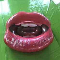 New Arrival toy with inflatable Red Lip Style Float toy for kids Summer Party