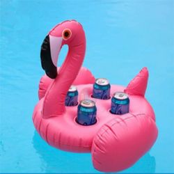 Amazing cup Holder with inflatable Flamingo Four holder for Sale