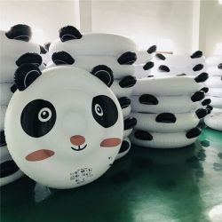 Latest design float 0.3mm Inflatable Lovely Panda float for water Cushion