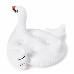 Newest Coaster with Inflatable Swan Four Cup Holder for Cool Beer drink