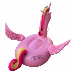 160cm float toy Inflatable Pink Unicorn seat float for Birthday Party Gift