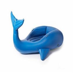 Whesale Fashion toy with inflatable Blue Whale Float for kids swimming