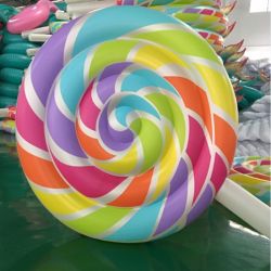 Water play toy inflatable Lovely Color Candy Float for Kids Birthday party